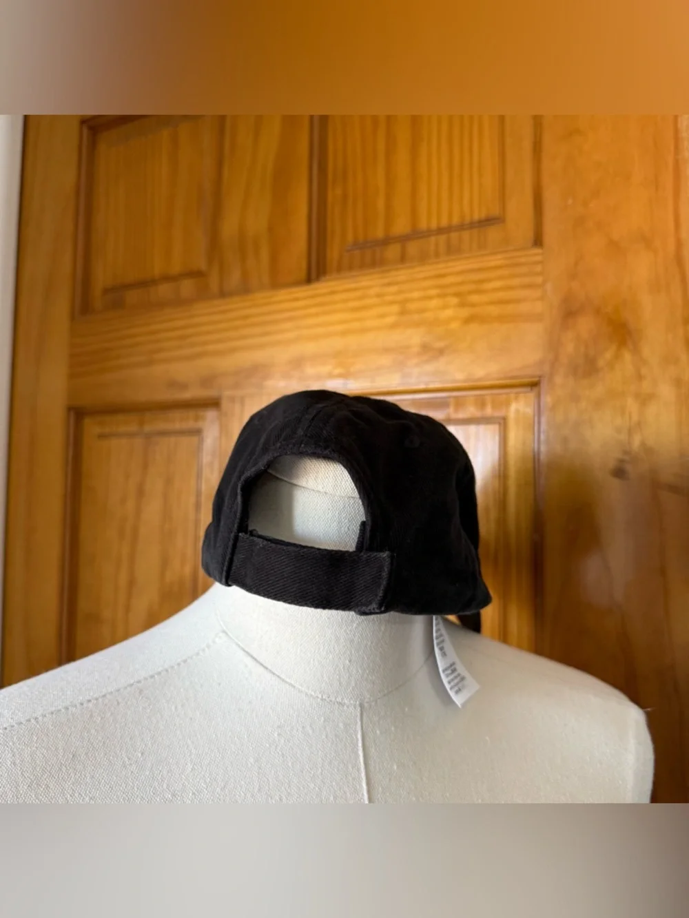 Balenciaga Designer Black White Embroidered Logo Baseball Cap Hat Made In Italy - Picture 3 of 6